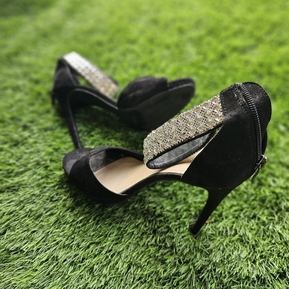 Chinese laundry heels size 9 Black Women Glitter Party Stilleto - Picture 5 of 8